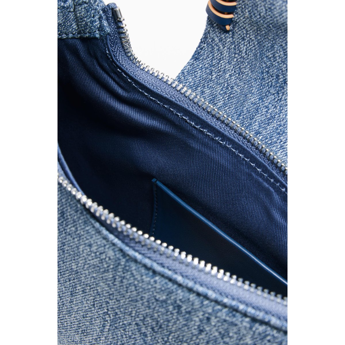 Sac en denim brodé bleu, DESIGUAL