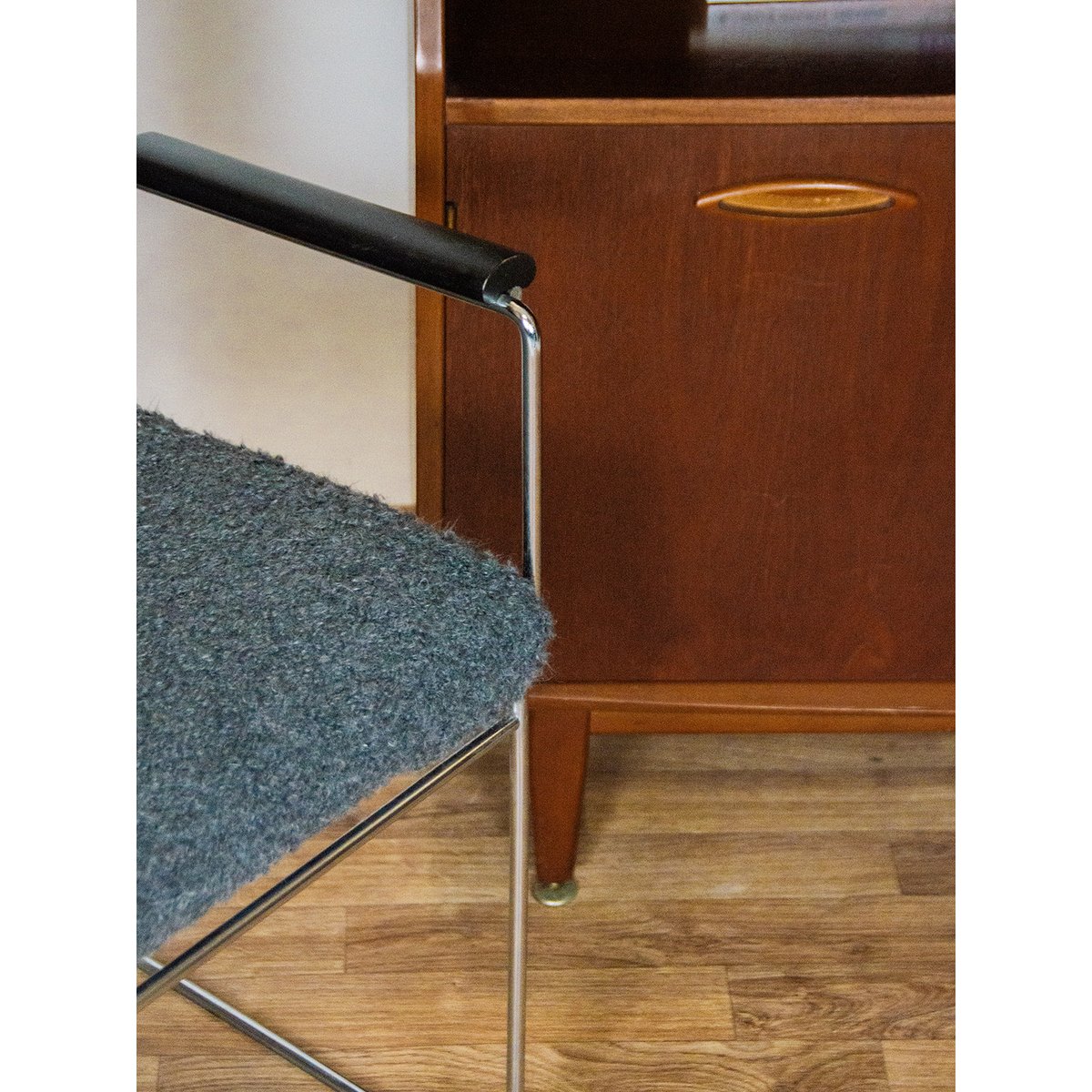 Fauteuil en métal Jakob N°269 - Bon état noir, DEBONGOUT