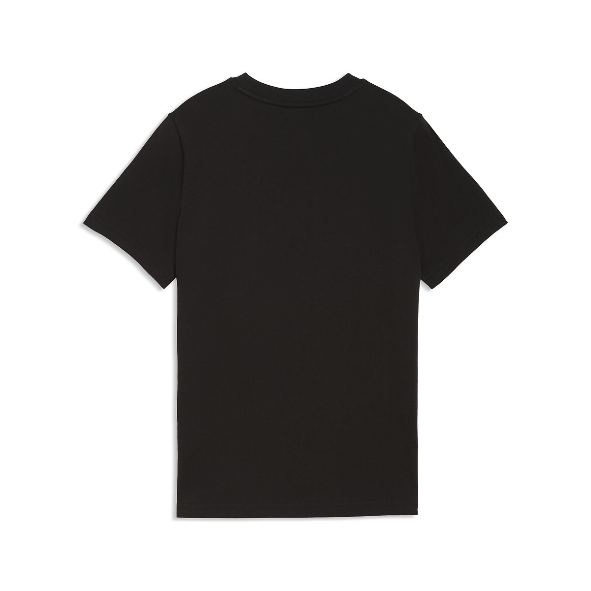 Camiseta de manga corta, con logotipo, estampado de camuflaje negro, PUMA