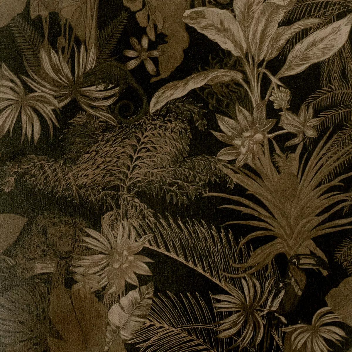 Set vinyle RAINFOREST black, GARNIER THIEBAUT