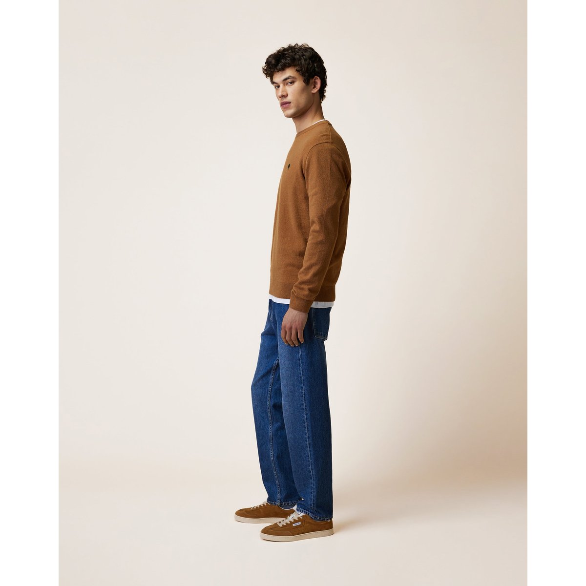 Pull en maille camel, FAGUO