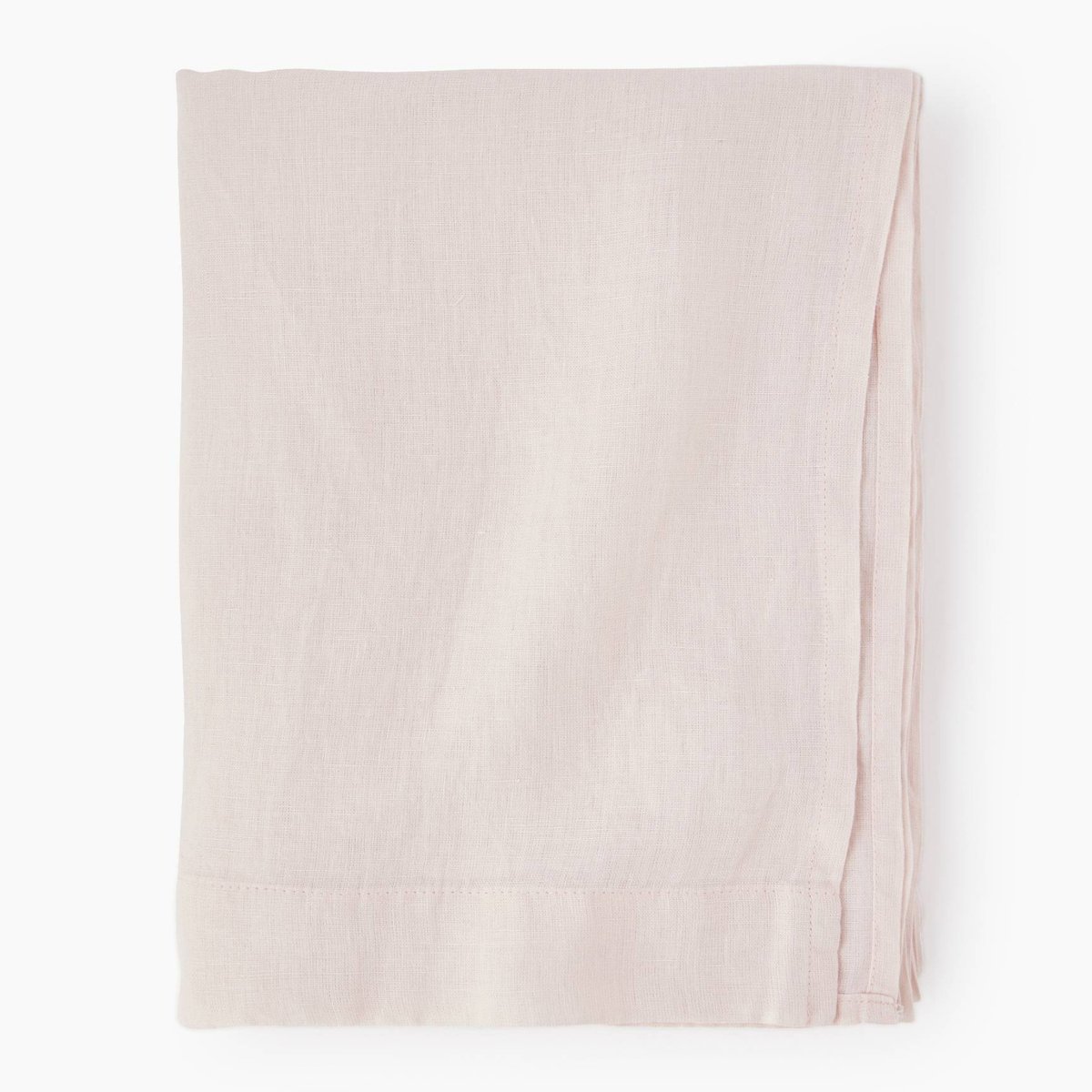 Drap plat, 180x290cm, lin - Exclusivité web beige rose, MONOPRIX MAISON