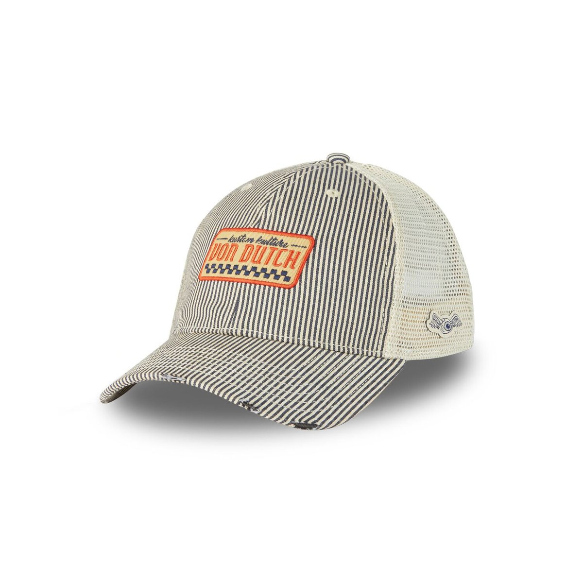 Casquette trucker MAC beige/bleu/rouge/orange, VON DUTCH