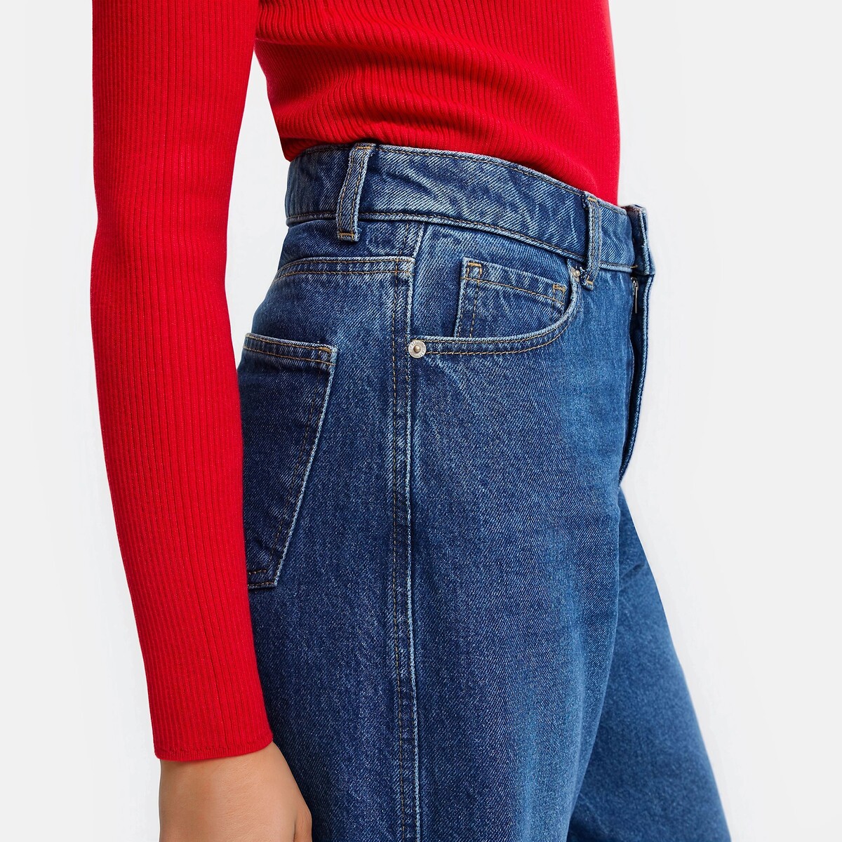 Jean large barrel, Signature, ARMIDE bleu stone, LA REDOUTE COLLECTIONS