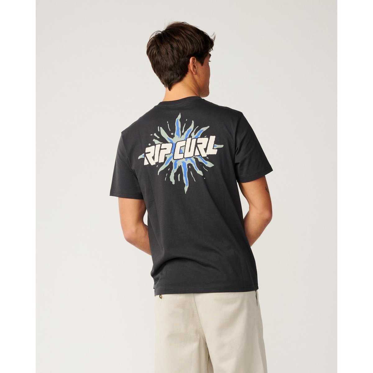 T-shirt relax Disorder BURST washed black, RIP CURL