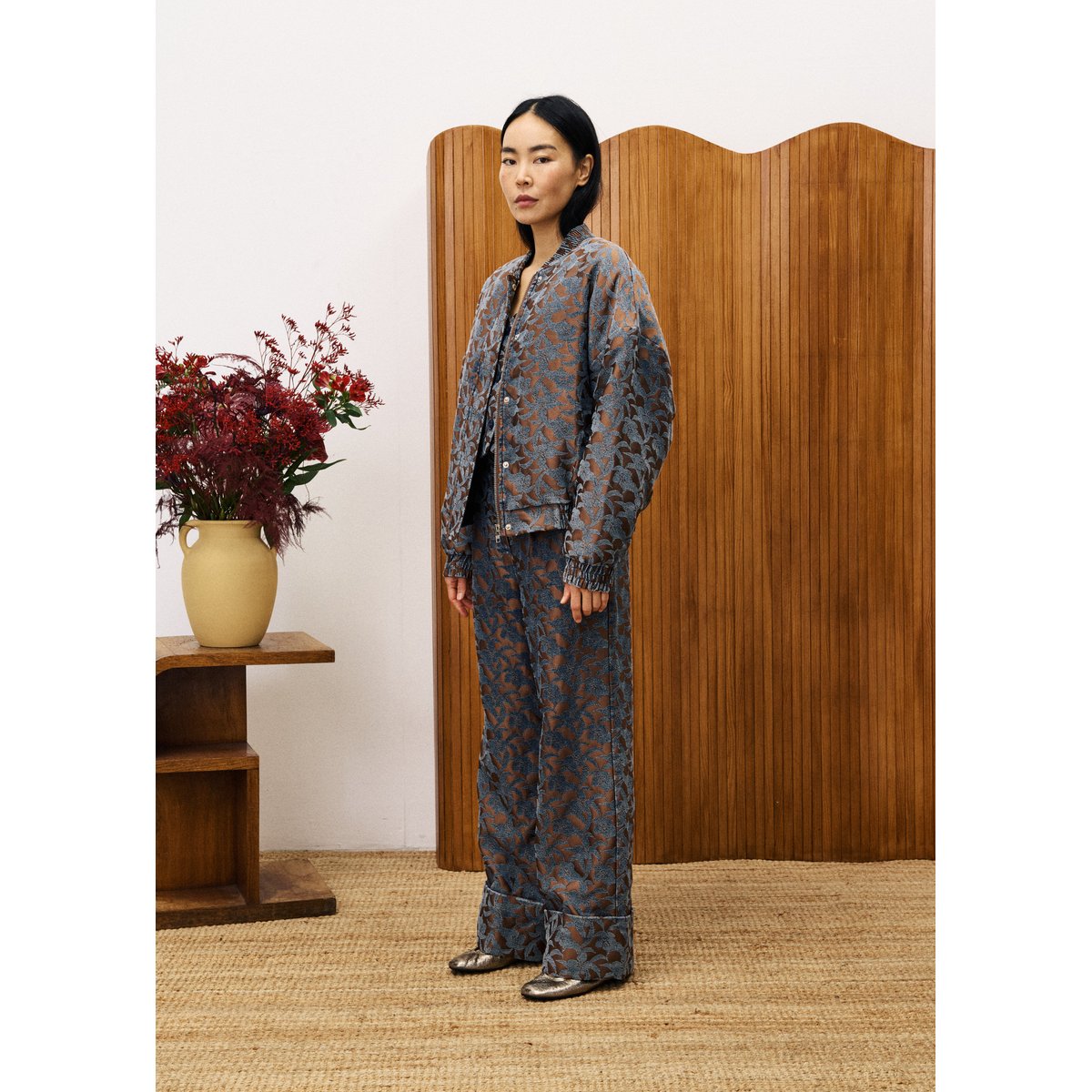 Bomber en coton BOWIE marron glace, FRNCH