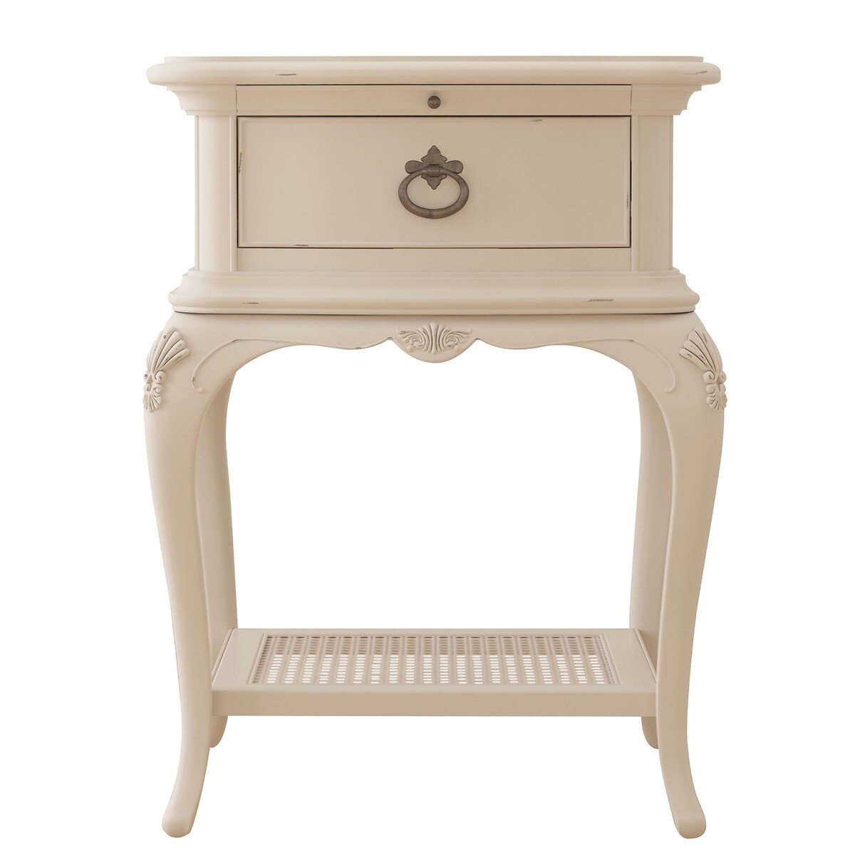 Ivory French-Vintage 1 Drawer Bedside Chest ivory, WILLIS & GAMBIER