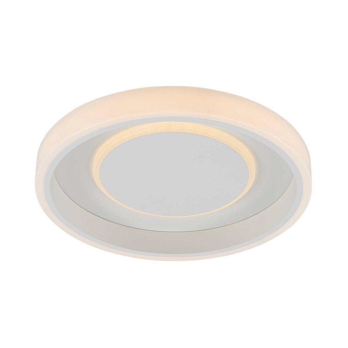 Plafonnier en métal moderneLED, Wikani blanc, LINDBY