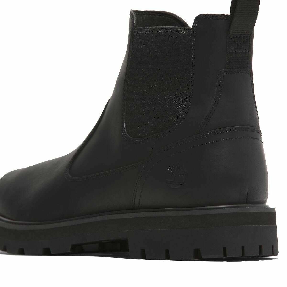 Britton Road Mid Chelsea Boots in Leather black, TIMBERLAND