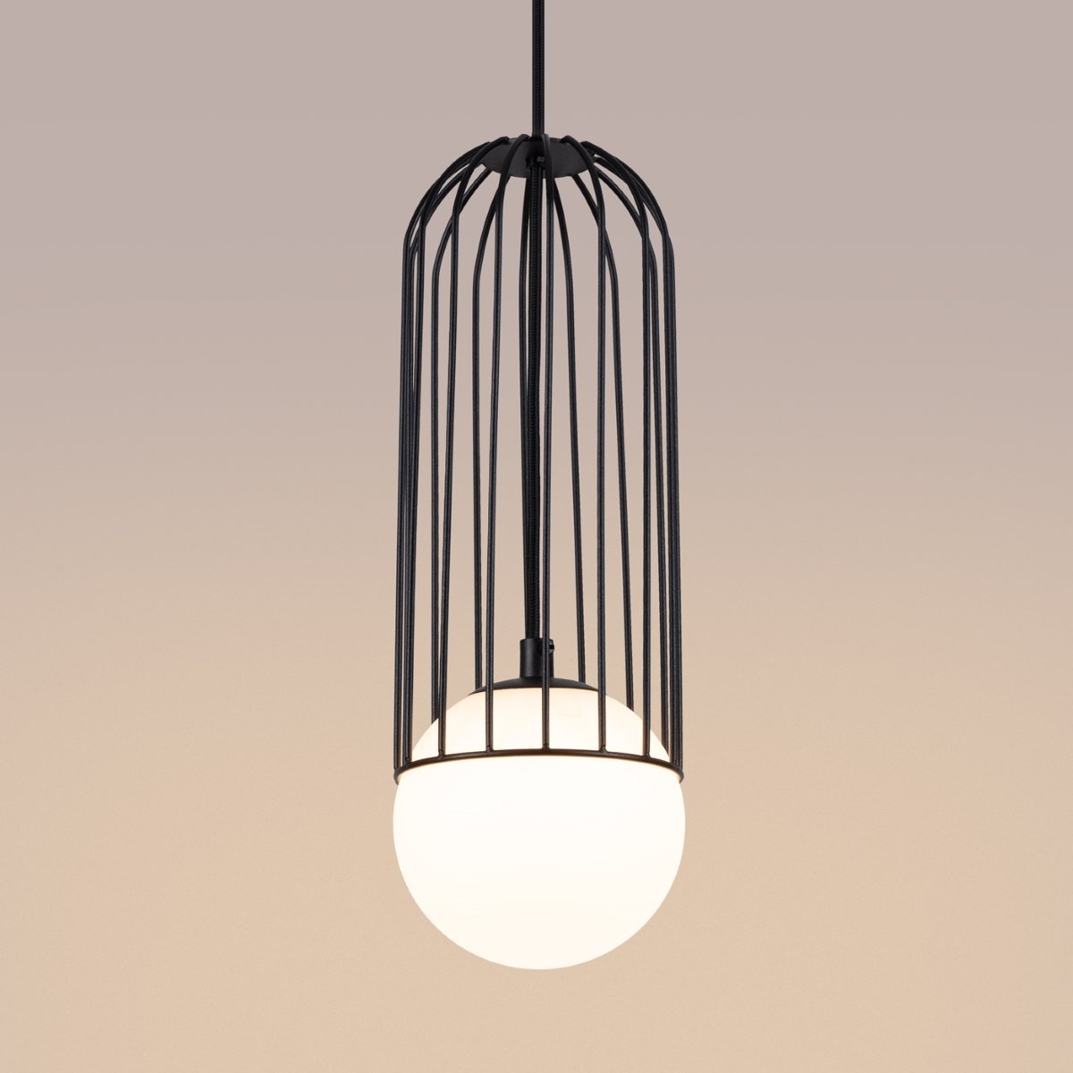Suspension Acier Noir G9 1 Brina noir, EDEN