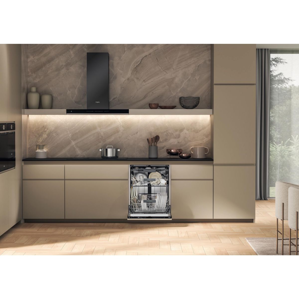 Lave vaisselle encastrable WH7IA15AM6T0 MaxiSpace couleur unique, WHIRLPOOL