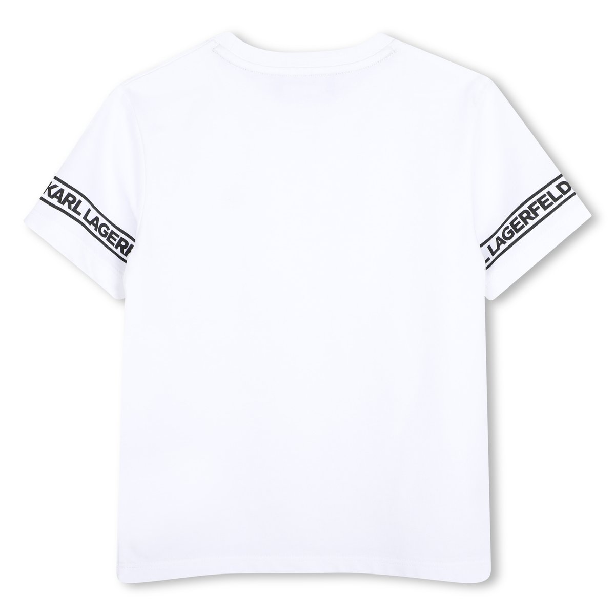 Tee-shirt manches courtes blanc, KARL LAGERFELD KIDS