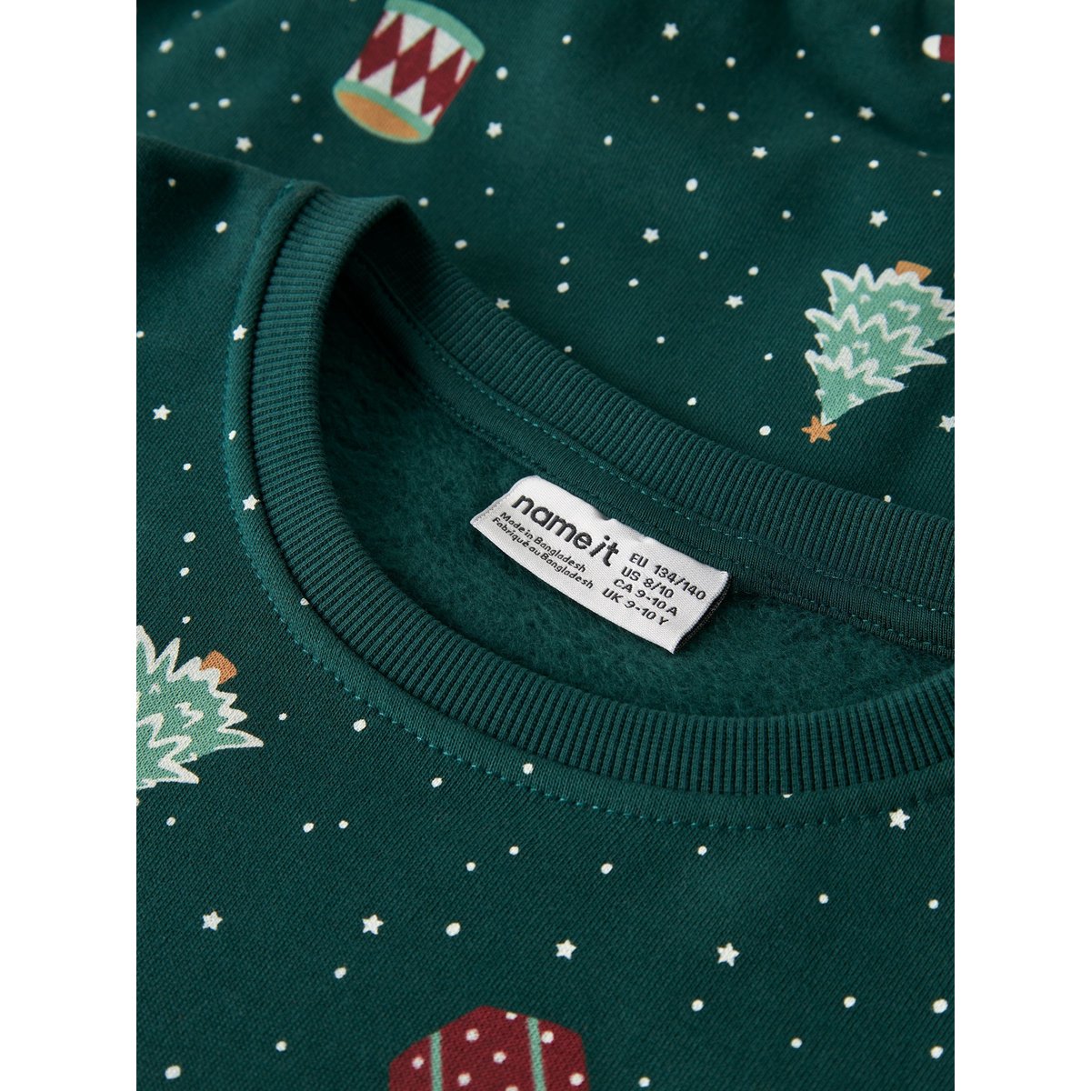 Sweat-Shirt turquoise - botanical garden1, NAME IT