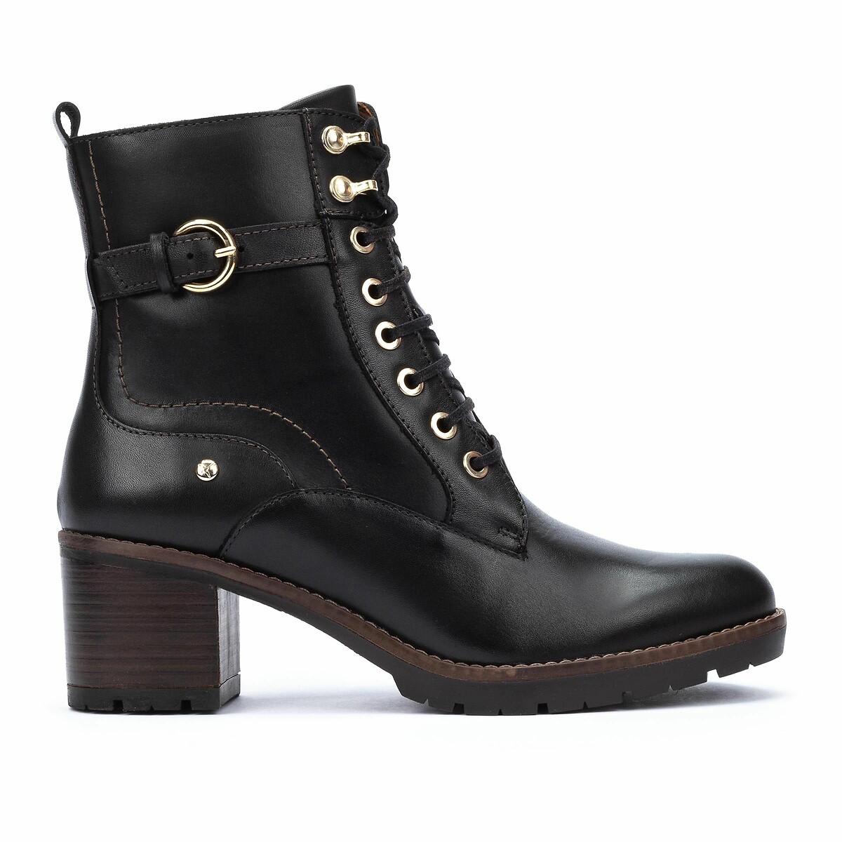 Bottines cuir Llanes noir, PIKOLINOS