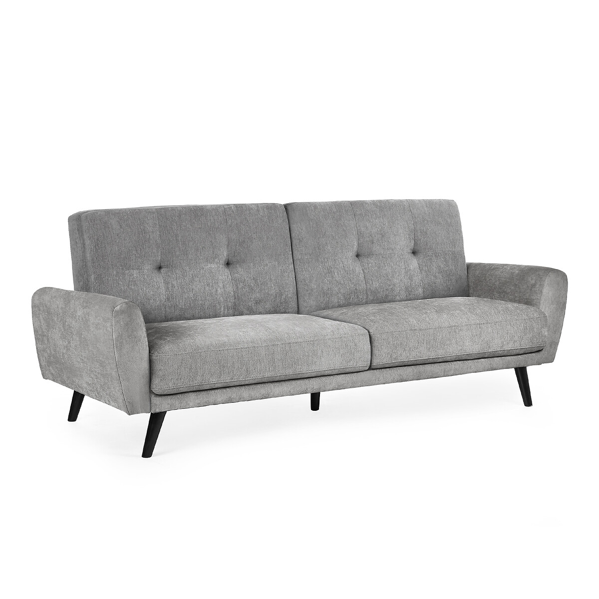Edie Chenille 2 Seater Sofa Bed grey, SO'HOME