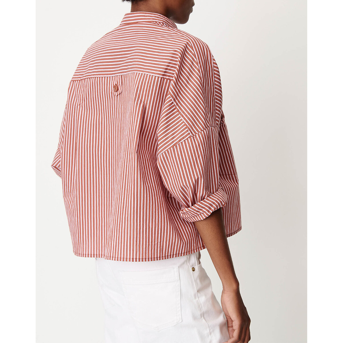 Chemise rayée manches longues, ORREGIA grenade, SESSUN