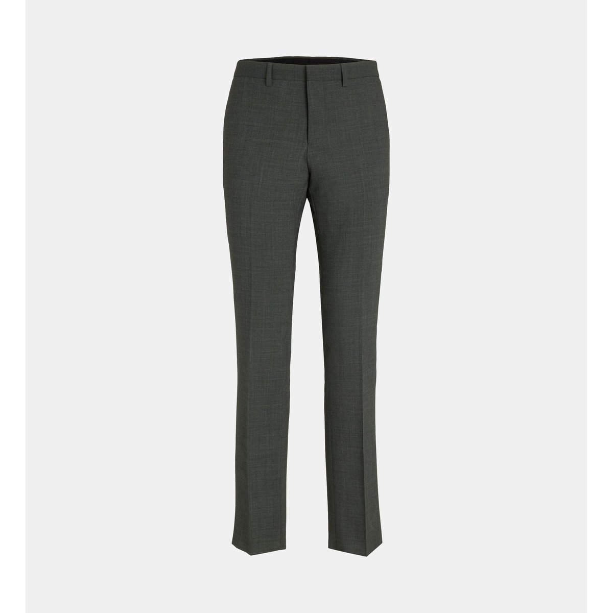 Pantalon de costume ajusté adrano p pied de poule vert foncé, COMPTOIR GL