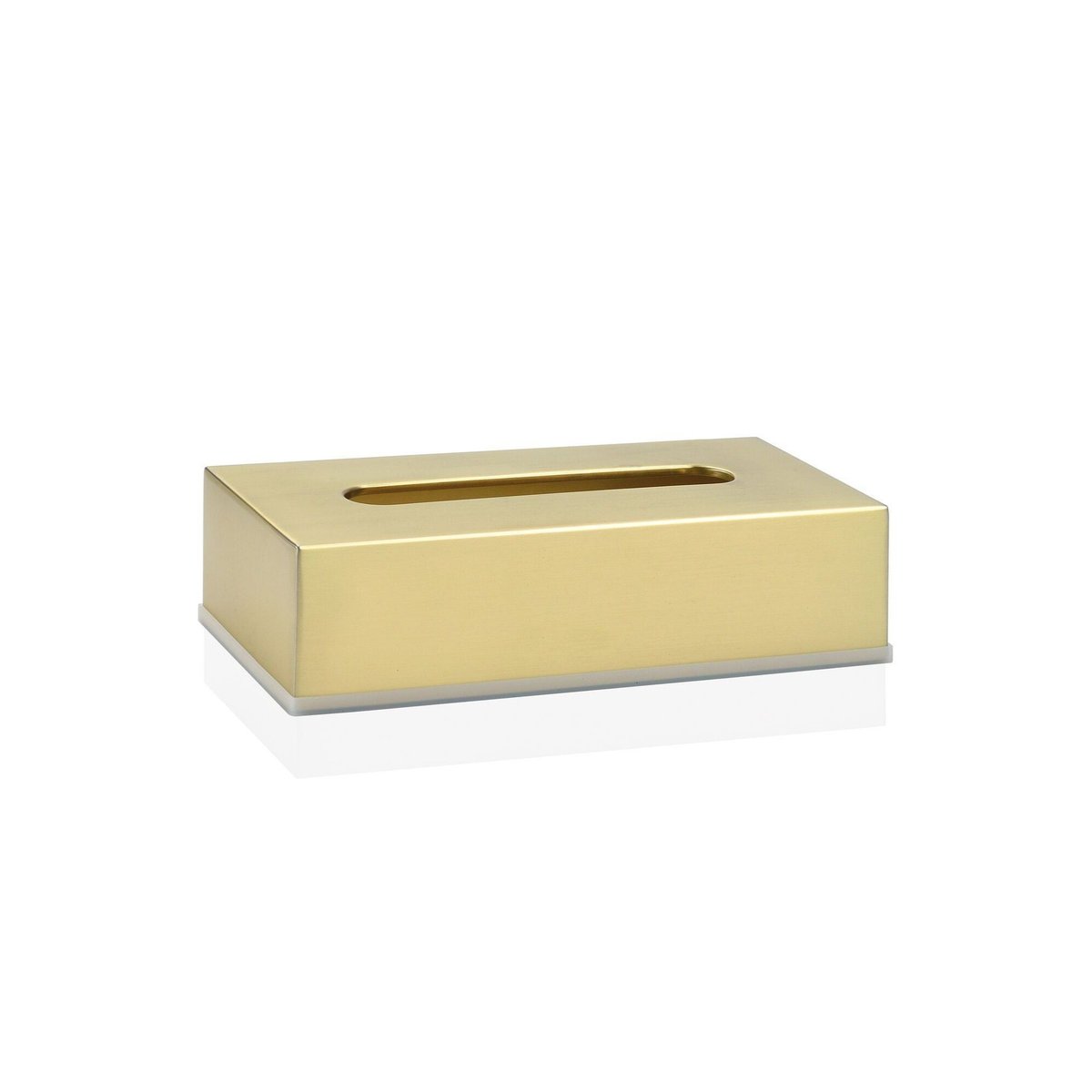 Boîte à Mouchoirs Rectangulaire en Acier Inoxydable Doré doré, WADIGA