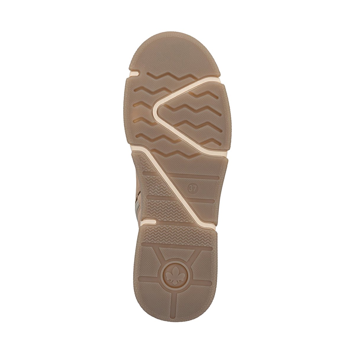 Basket Montante Cuir Rgd beige, RIEKER