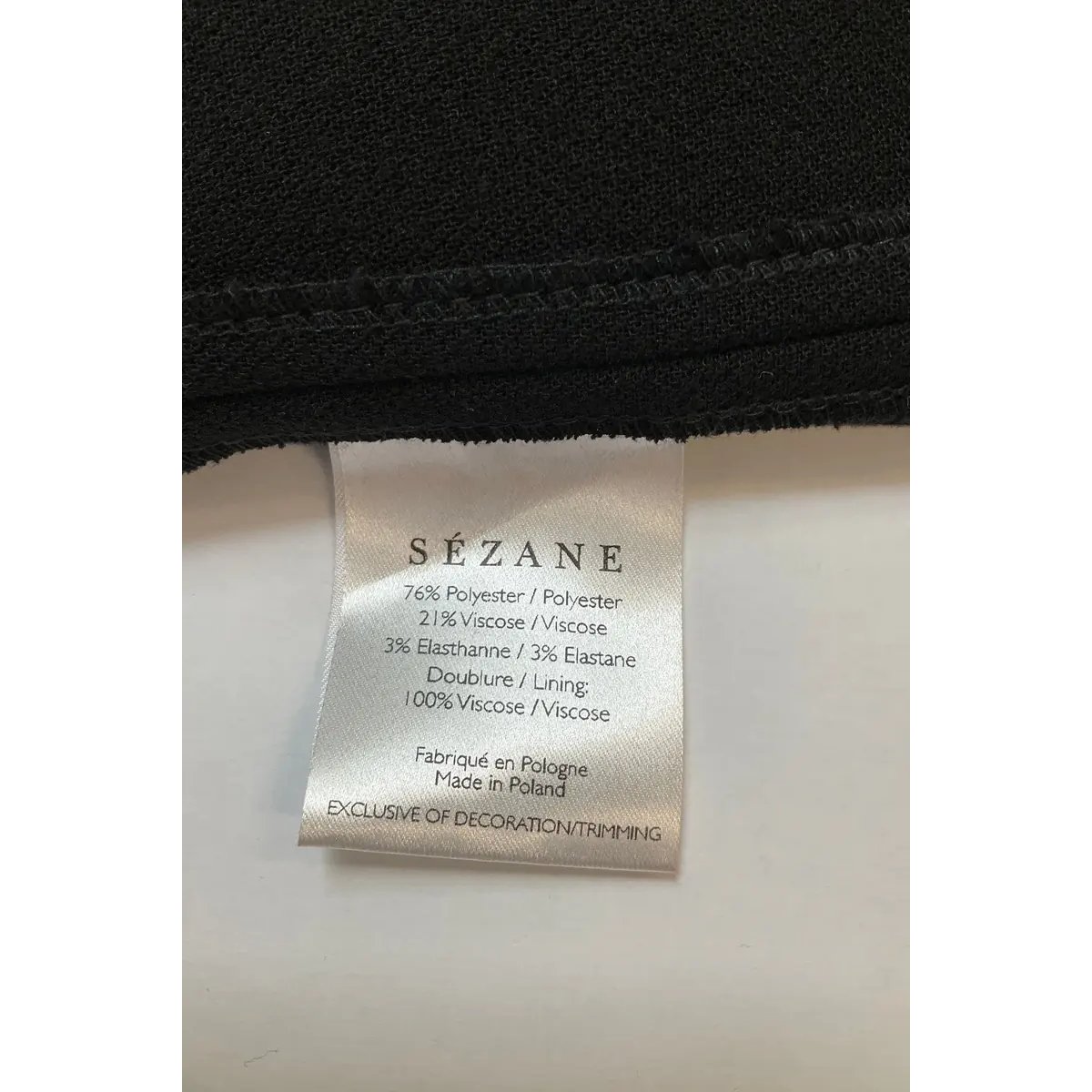 Robe - Très Bon État noir, SEZANE