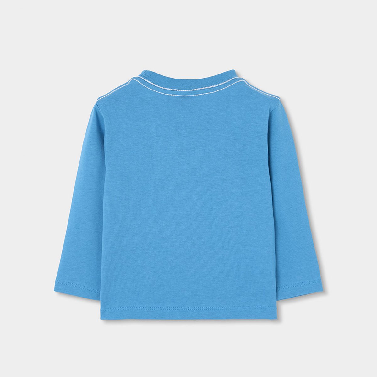 T-shirt maille garçon imprimé cerf gris, BOBOLI