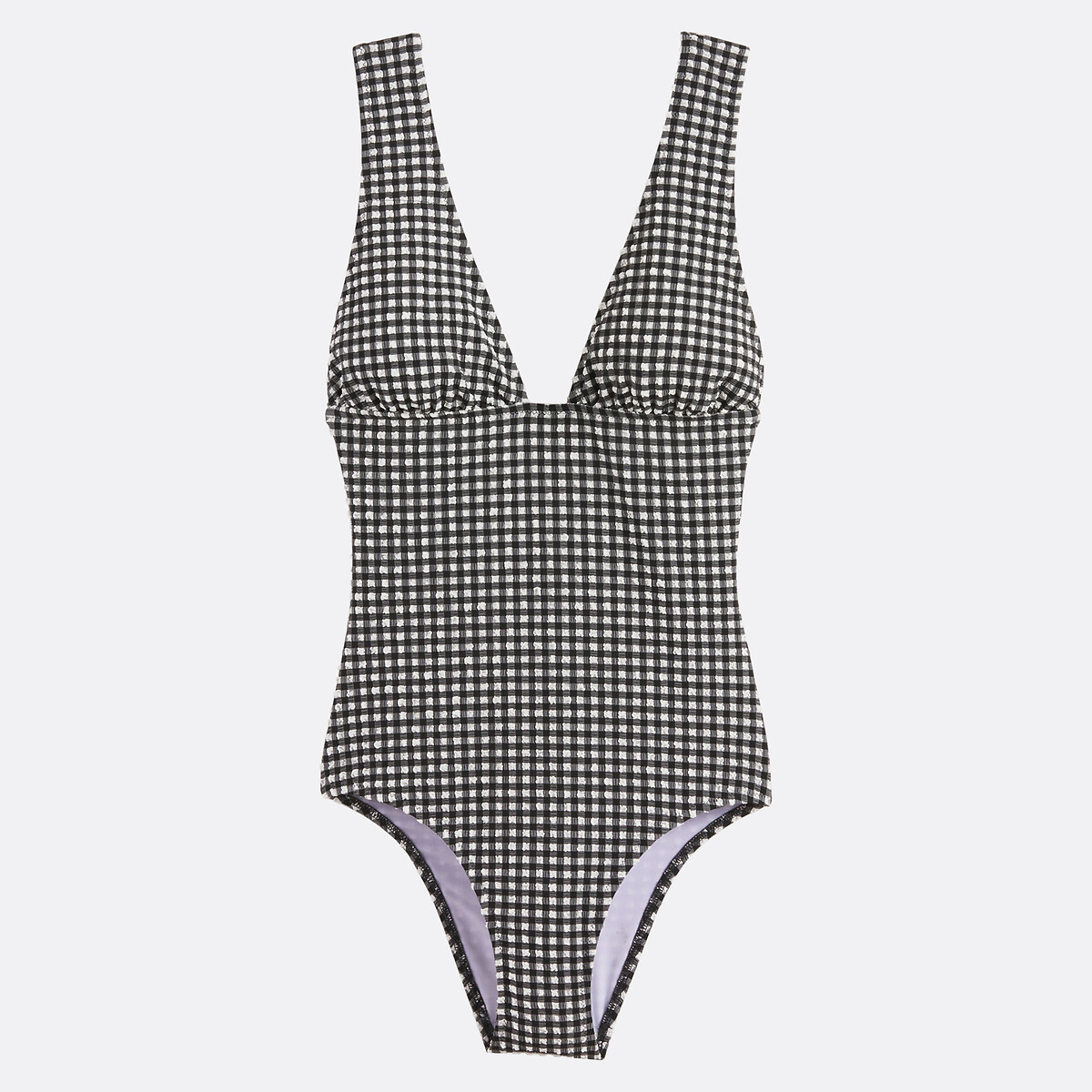 Signatures Johane Gingham Swimsuit black gingham check/white, LA REDOUTE COLLECTIONS