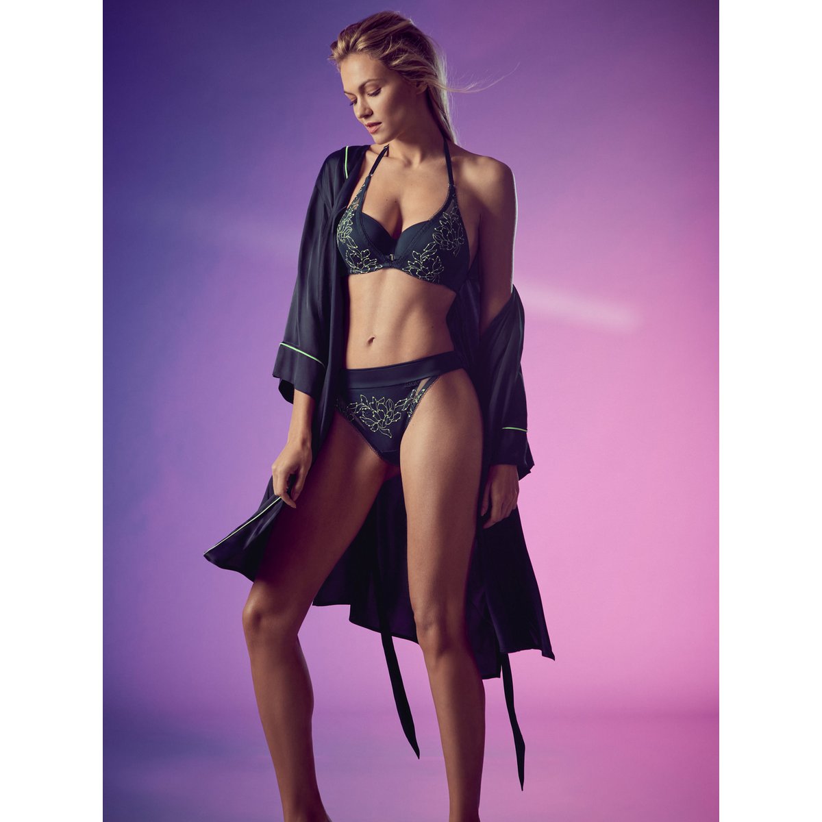 Soutien-gorge préformé multipositions Jive bleu, LISCA
