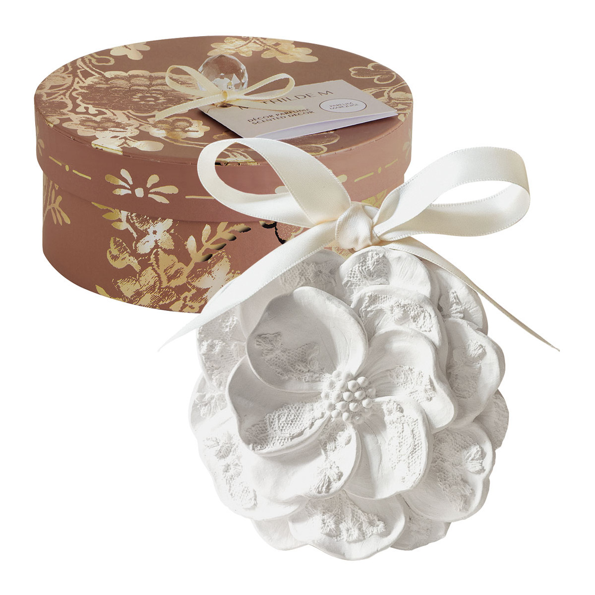 Coffret décor parfumé Marquise TRÉSOR DE FLEURS rose, MATHILDE M