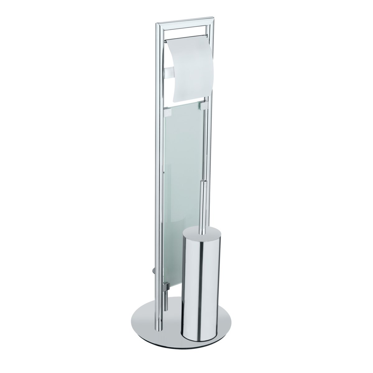 Serviteur WC 3en1 SULMONA argent brillant, WENKO