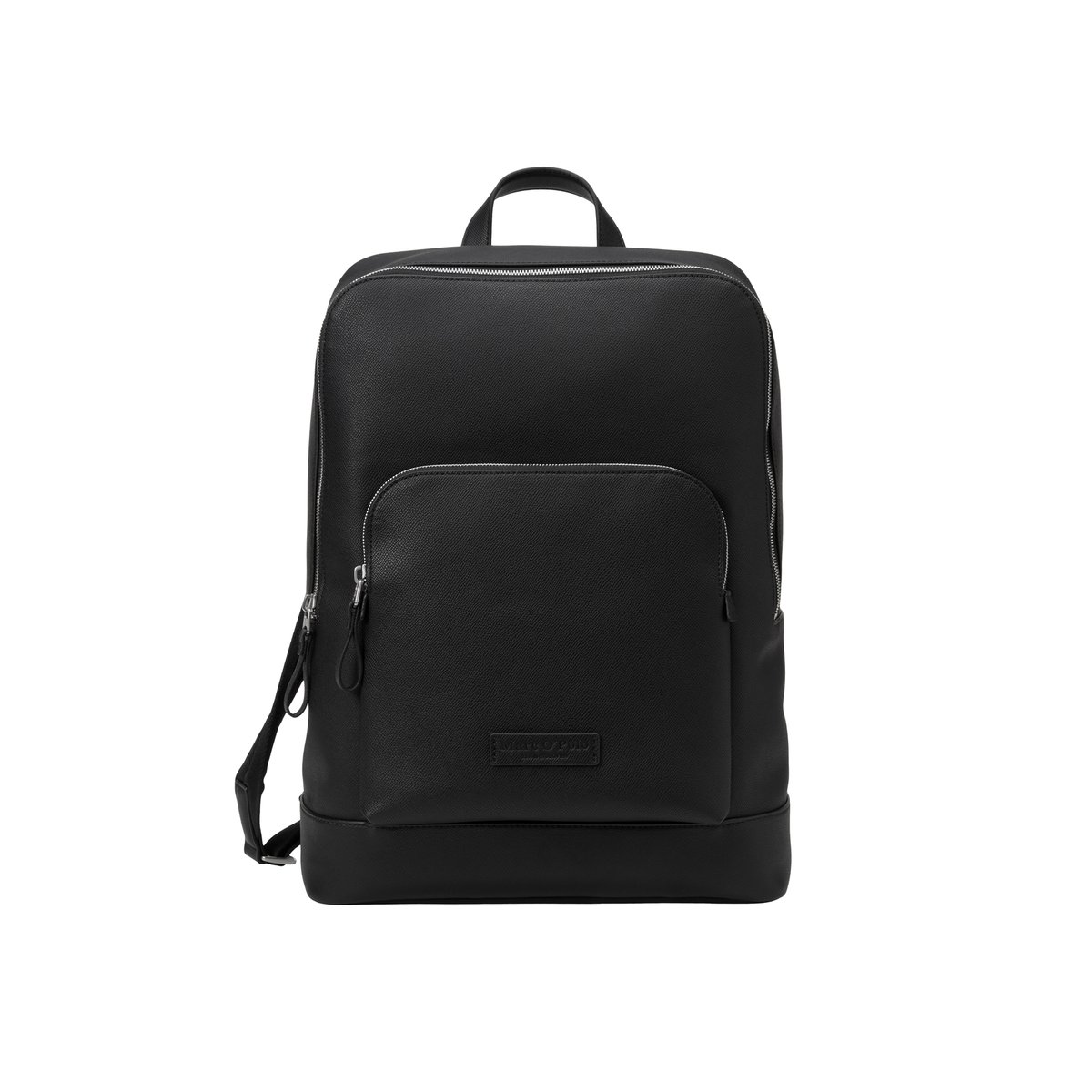 Sac à dos modèle Fabio aspect cuir avec un revêtement à base d'eau noir, MARC O'POLO