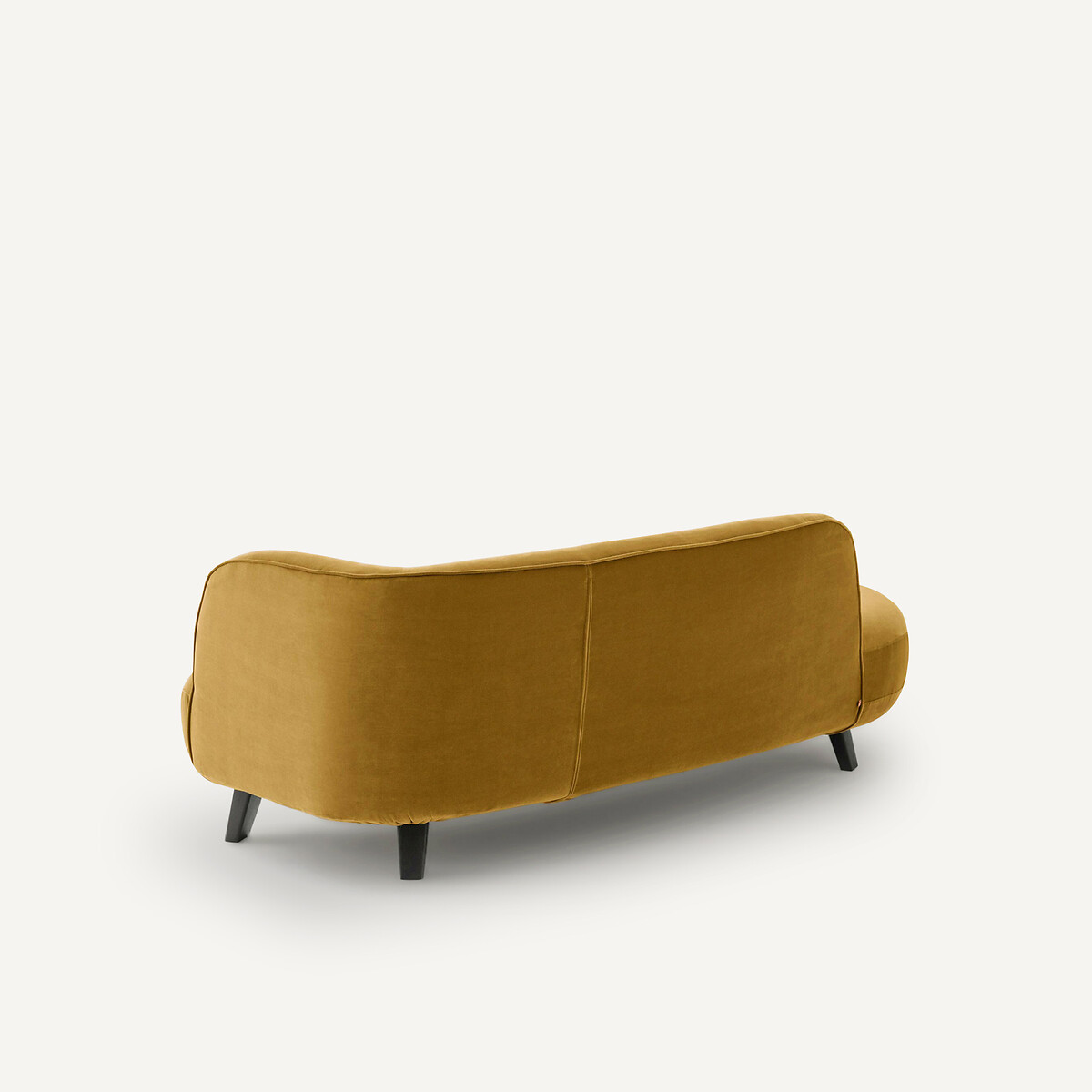 Slaapbank, fluweel, ROSEBURY, ontwerp Emmanuel Gallina mosterd, AM.PM X EMMANUEL GALLINA