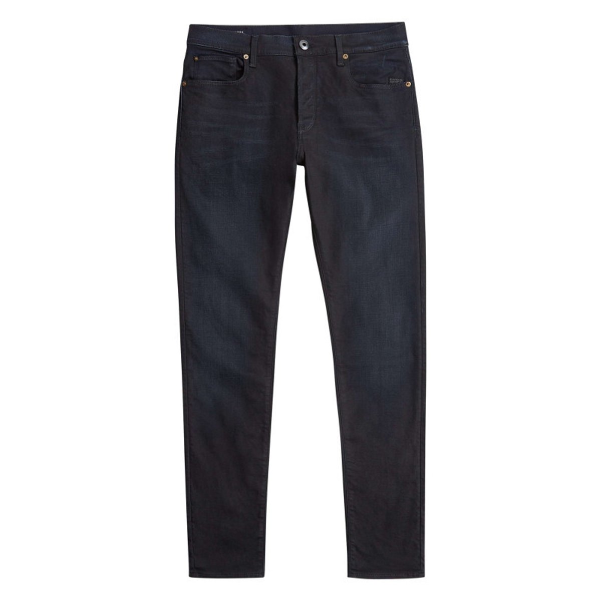 Jean noir avec une coupe slim à poches et des passants pour ceinture noir, G-Star RAW