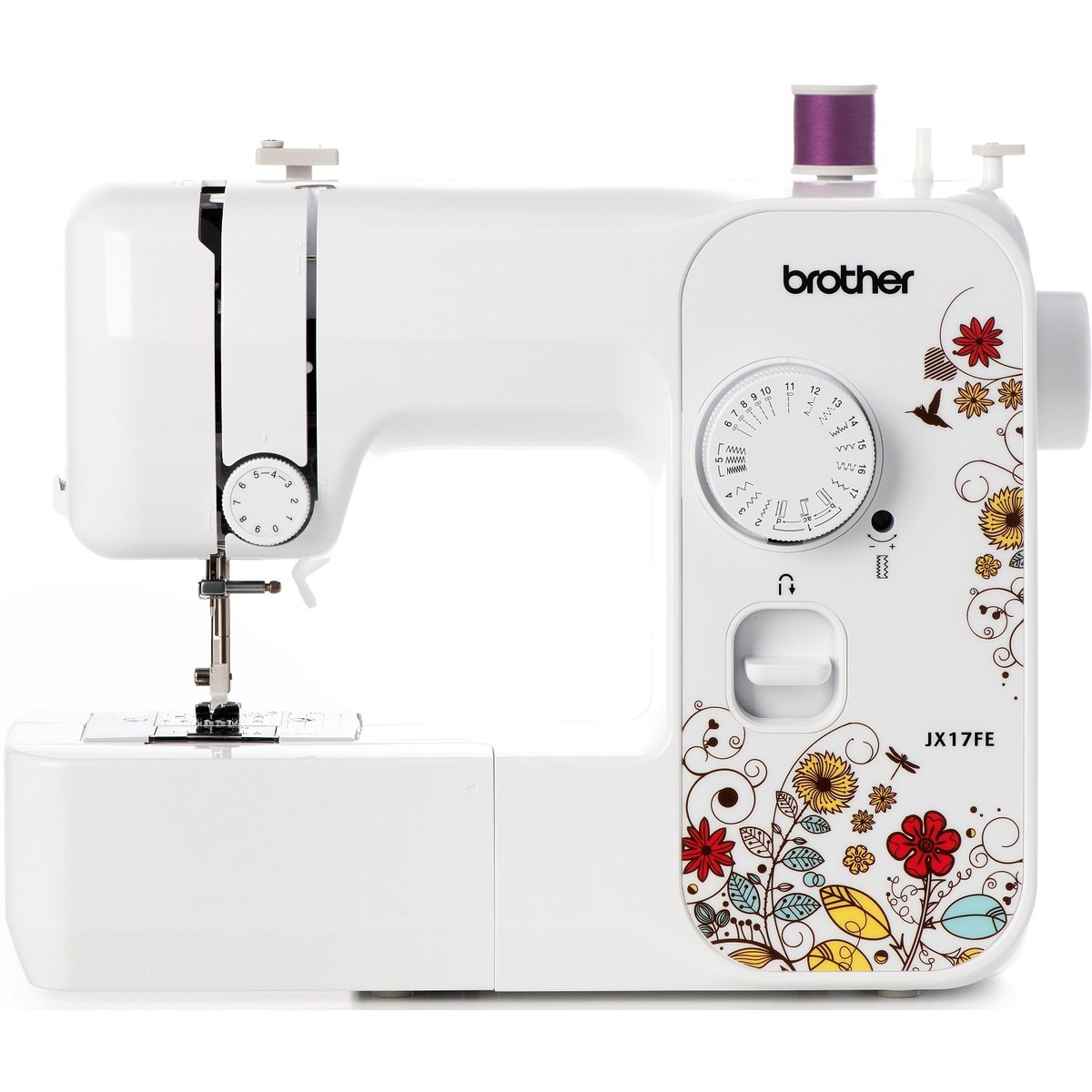 Machines à coudre JX17FE blanc, BROTHER