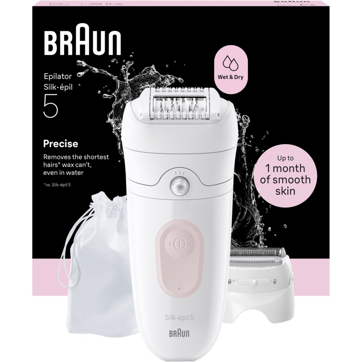 Epilateur électrique Silk-épil SE5-041 couleur unique, BRAUN