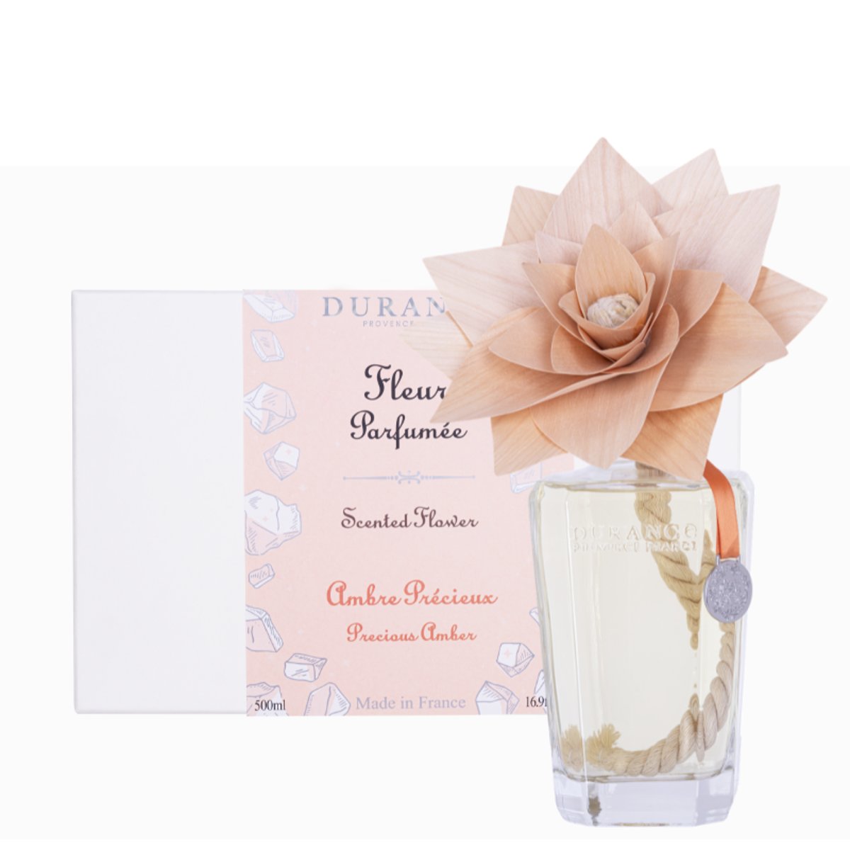 Fleur parfumée grand format AMBRE PRÉCIEUX couleur unique, DURANCE