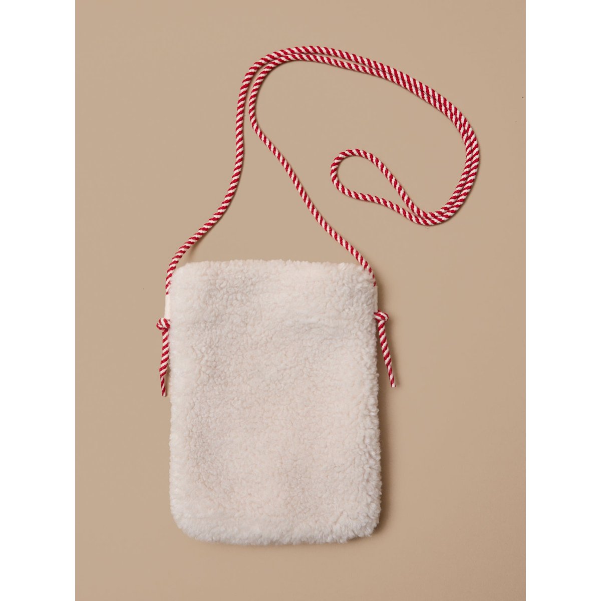 Pochette en sherpa ecru, CYRILLUS