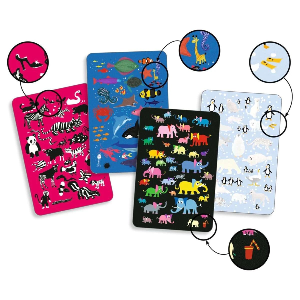 Jeu de cartes Myster Animo multicolore, DJECO