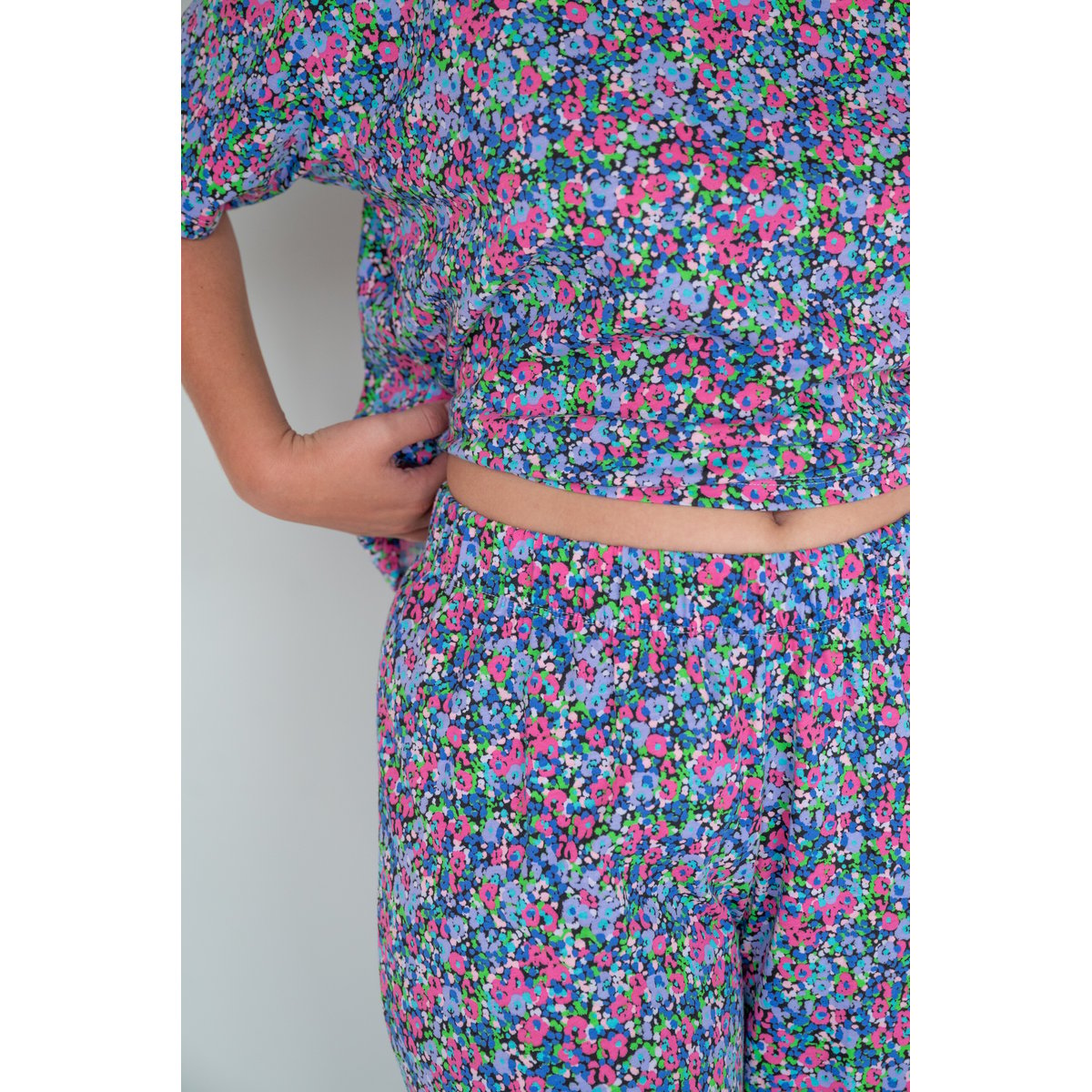 Pyjama long coton Confettis violet, WE ARE JOLIES