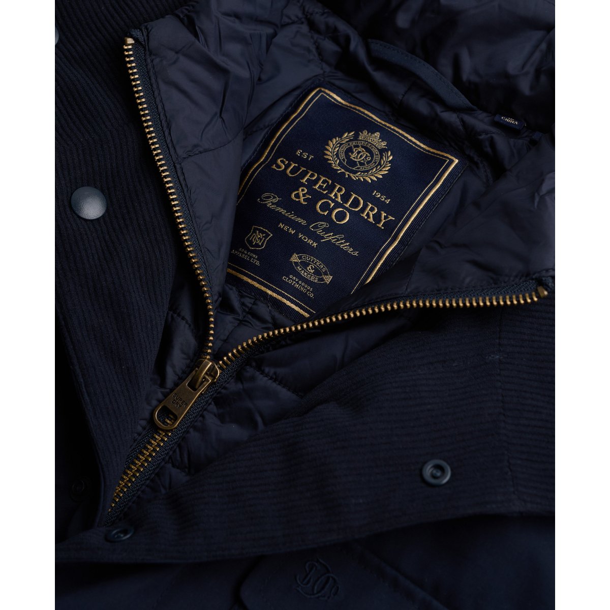 Veste Burford 2-en-1 coupe décontractée bleu marine éclipse, SUPERDRY