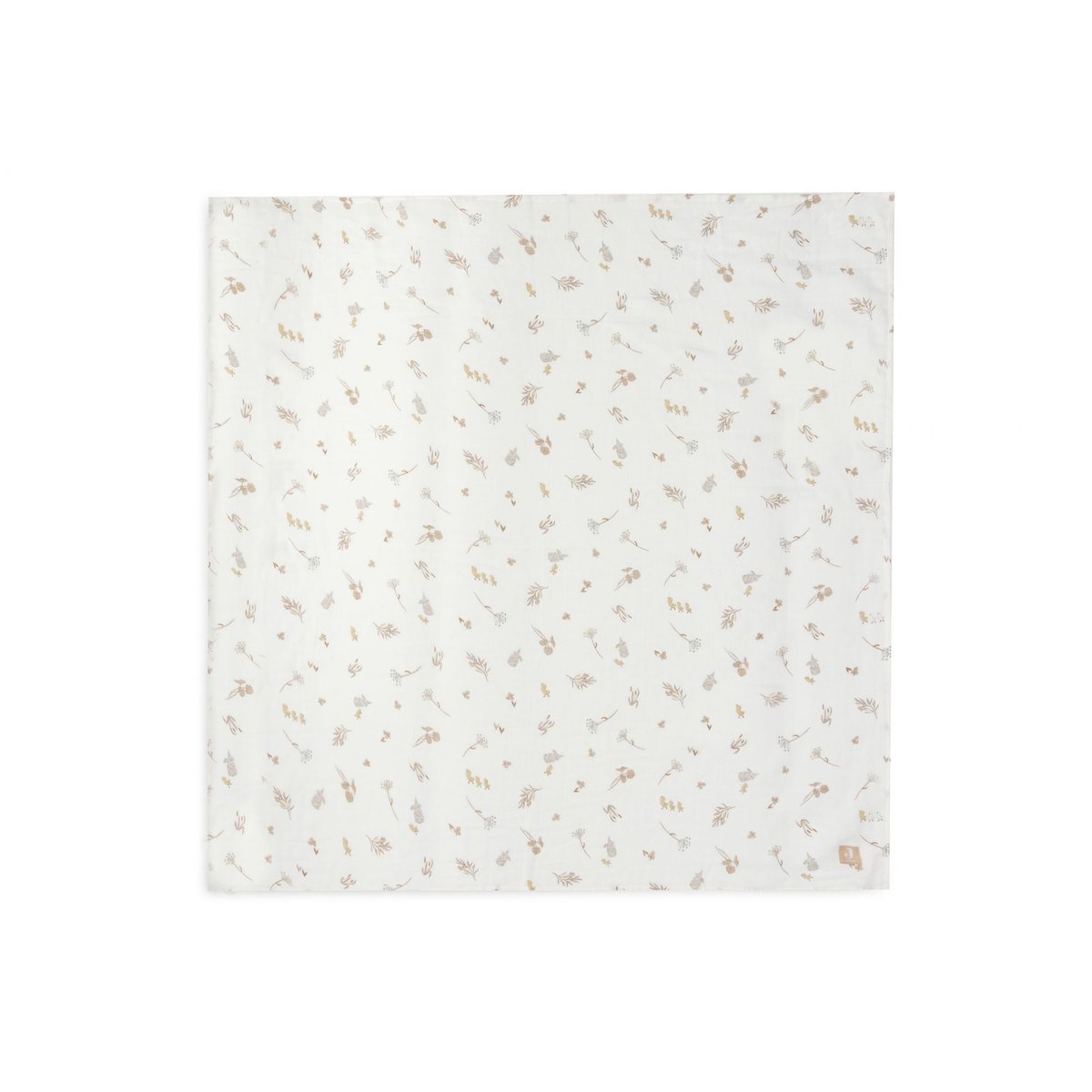 Lot de 2 langes gaze de coton 115 x 115 cm Riverside couleur unique, JOLLEIN