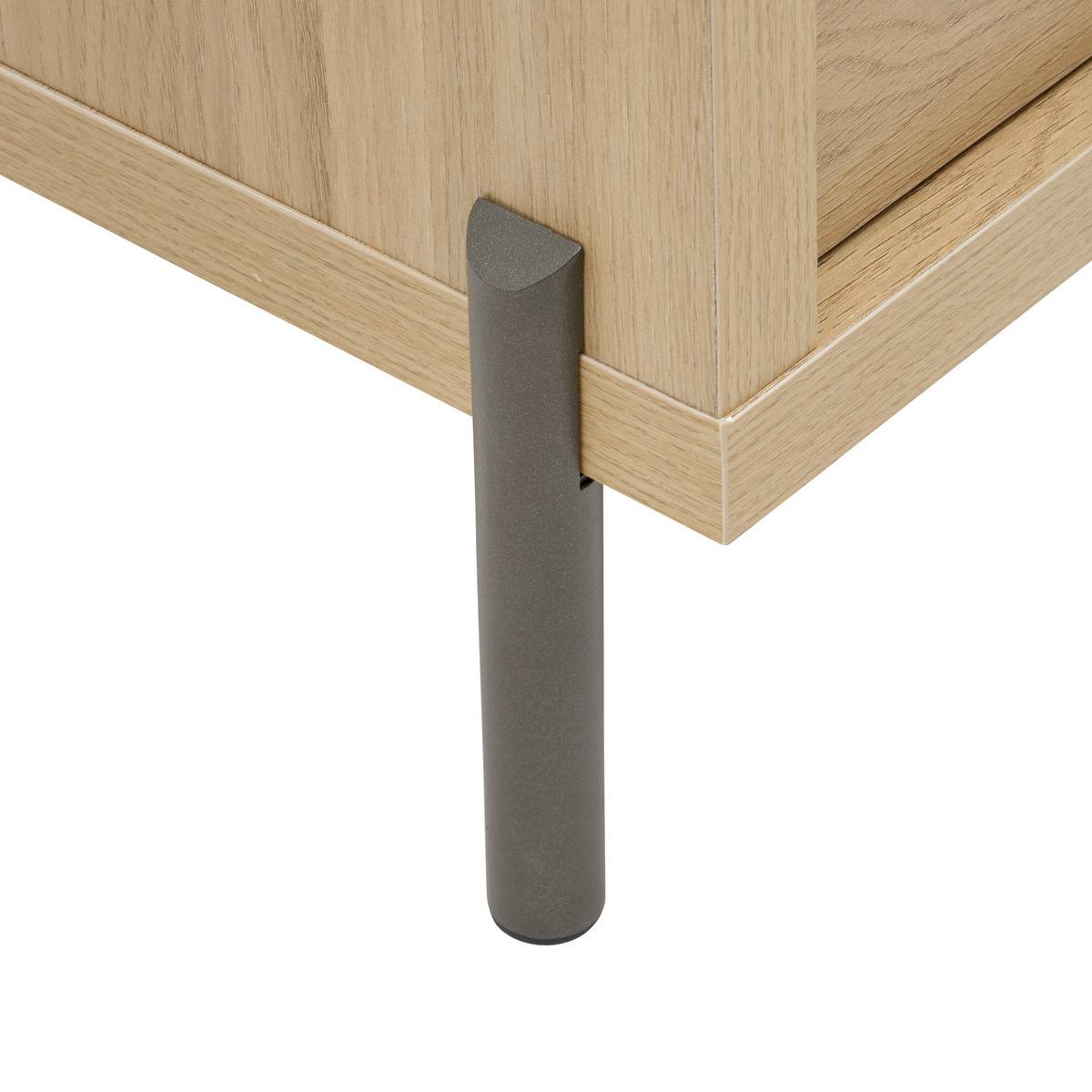 Table de chevet rectangulaire avec tiroir ALVO beige, 5FIVE SIMPLY SMART