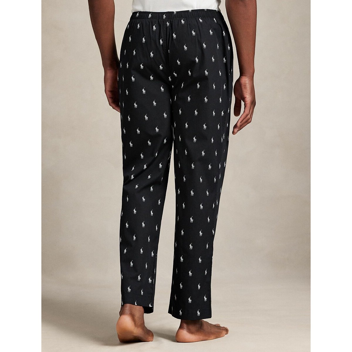 Pantaloni del pigiama in pony Pure Player fantasia nero, POLO RALPH LAUREN