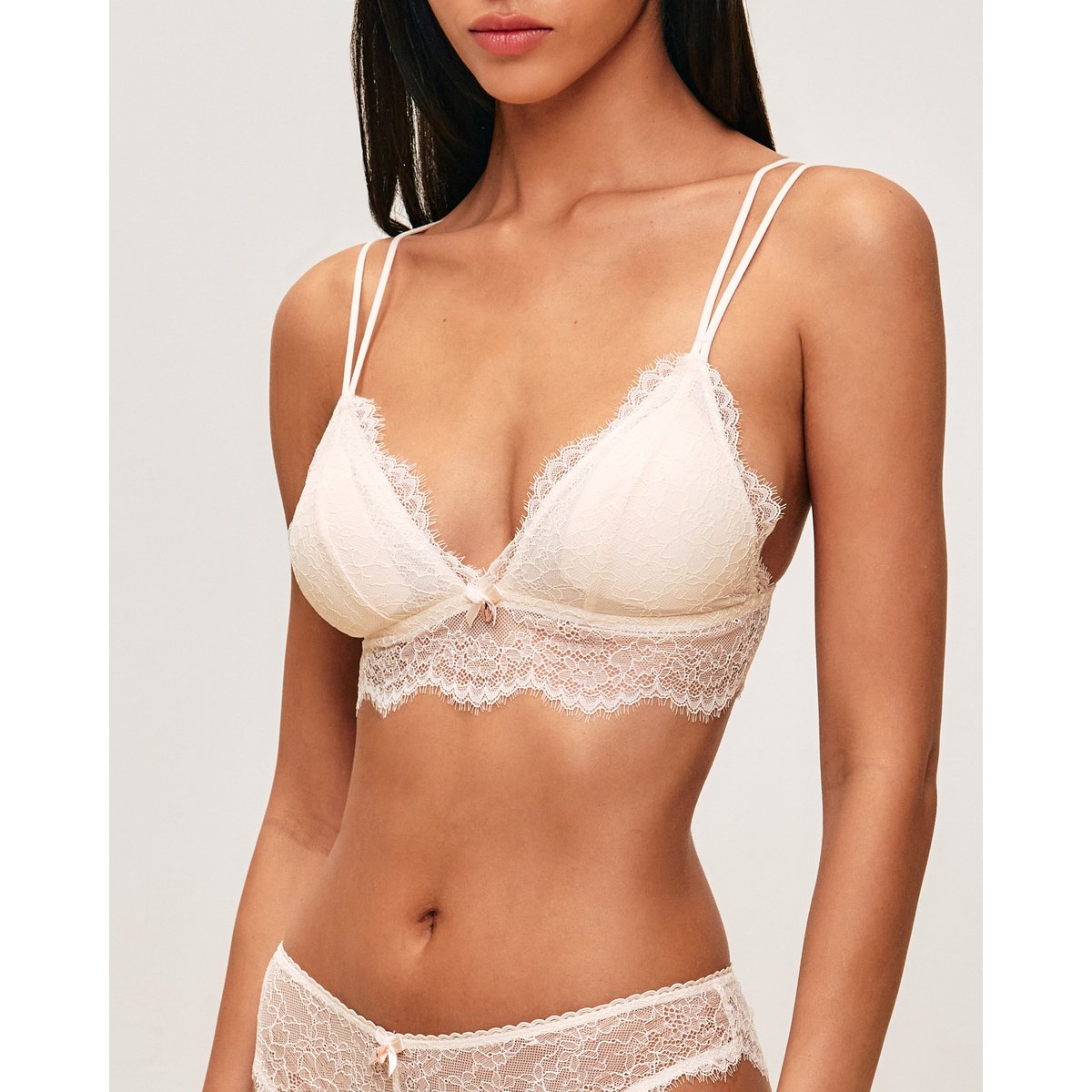Soutien-gorge triangle ampliforme en dentelle SWEETFLEURIZ blanc, UNDIZ
