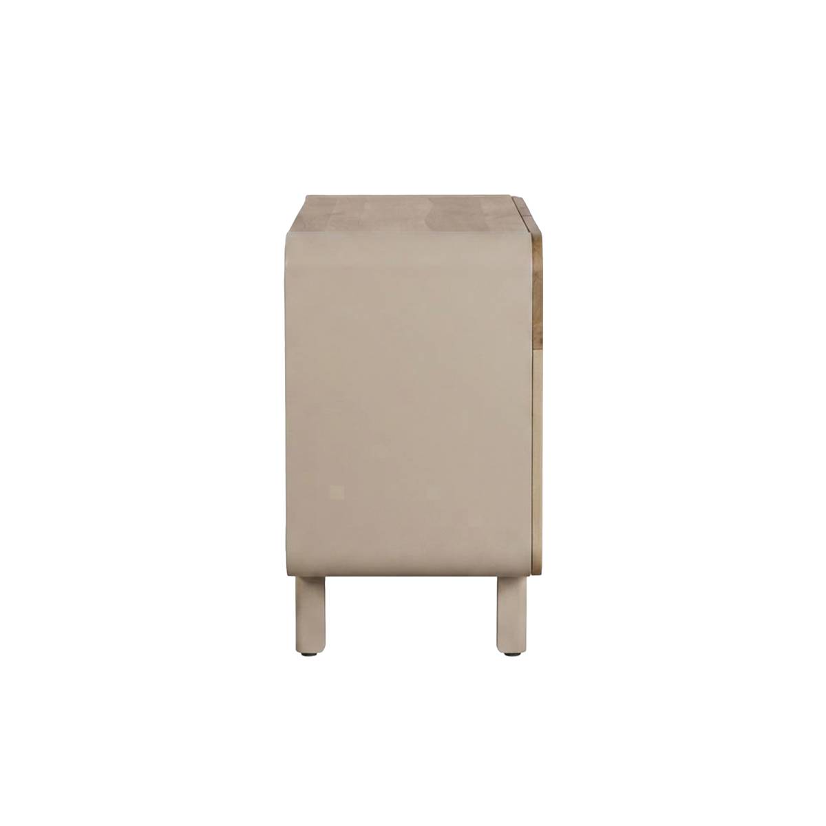 Petit buffet en bois de manguier KEZIA gris, MADE IN MEUBLES