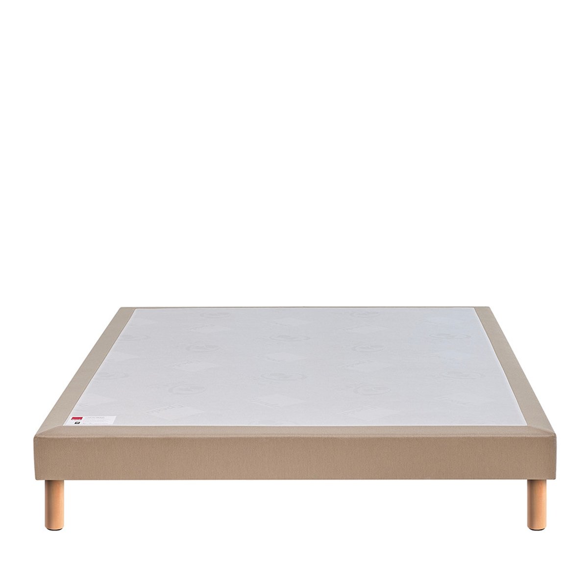 Sommier tapissier 140x190cm- MÉDIUM EGÉRIE beige, EPEDA