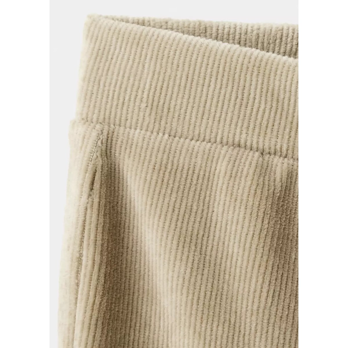 Legging flare en velours côtelé marron moyen, MANGO KIDS