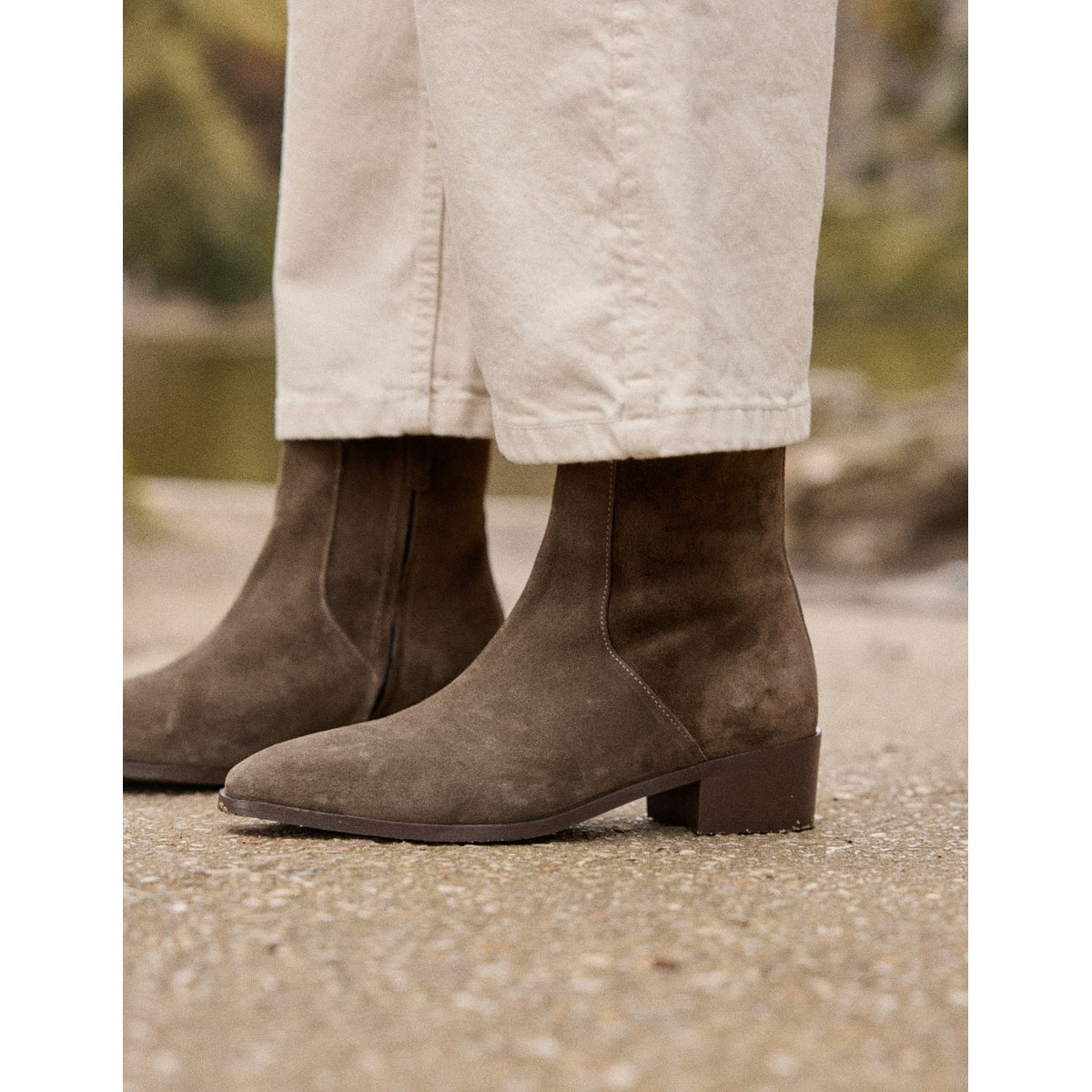 Bottines SYBILLE kaki, ODAJE