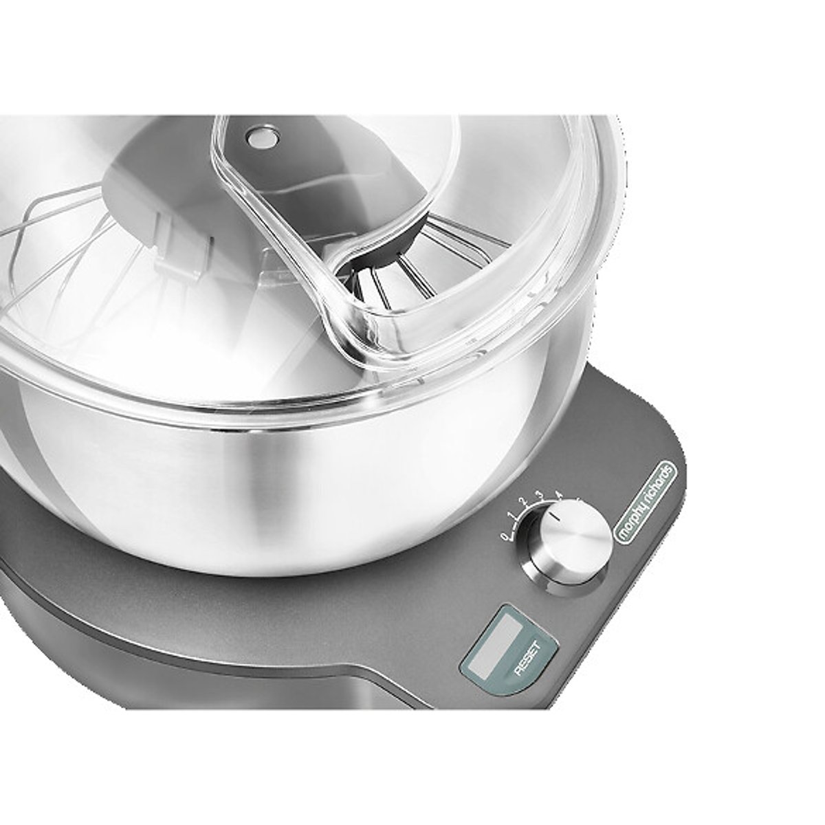 MixStar 4L Compact Stand Mixer - 400520 grey, MORPHY RICHARDS