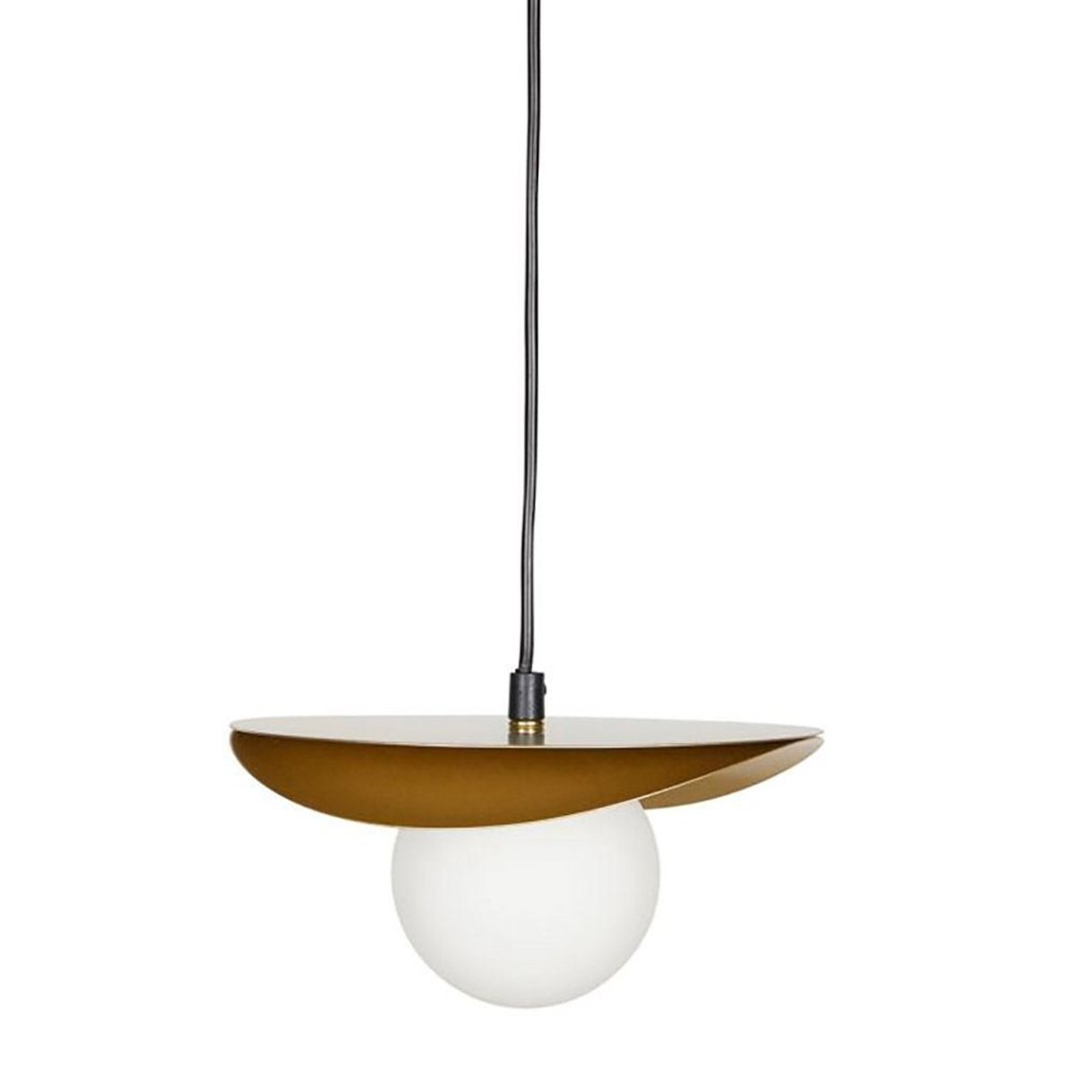 Suspension métal verre Demoiselle D22 blanc, DECORATIE