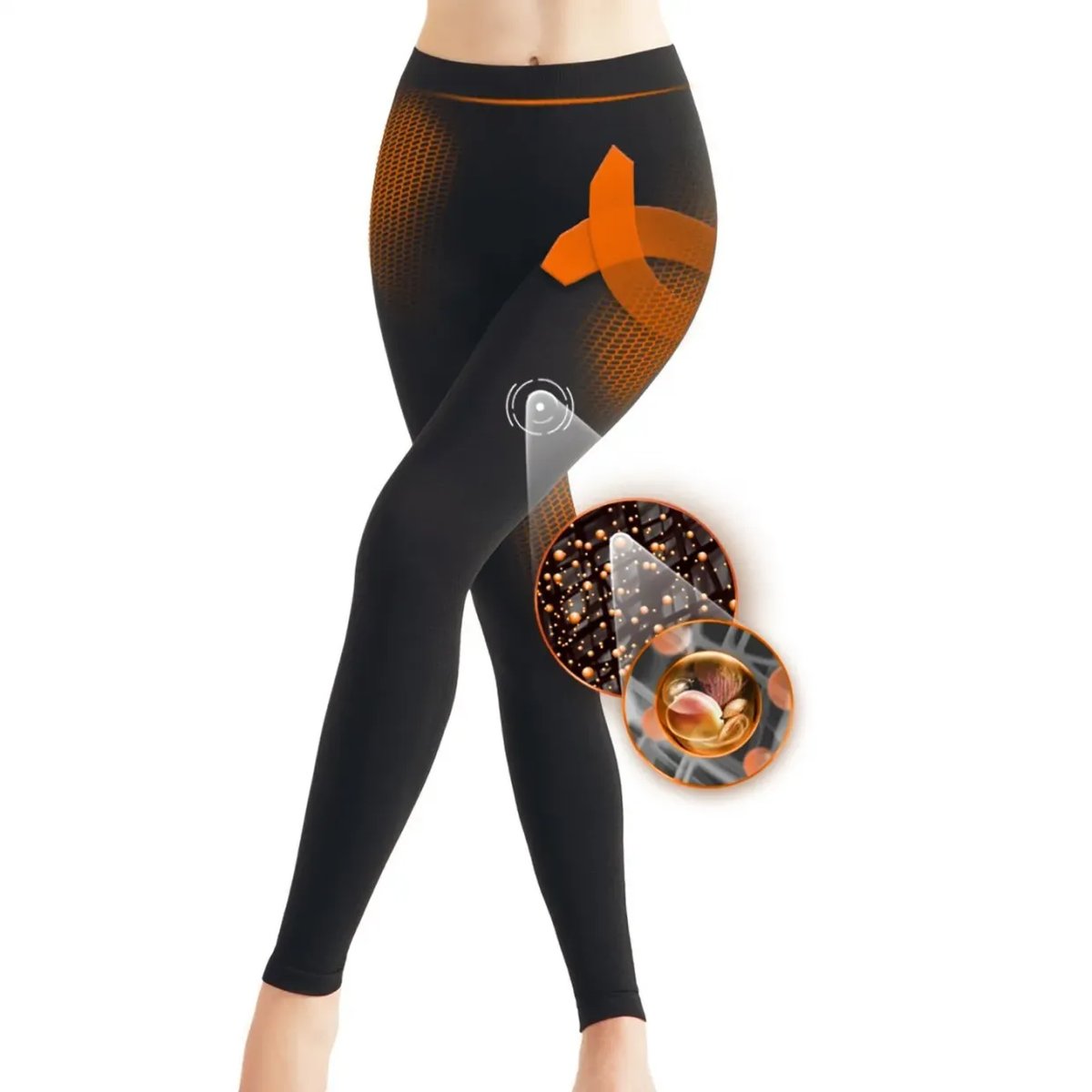 Legging Stop Cellulite noir, LYTESS